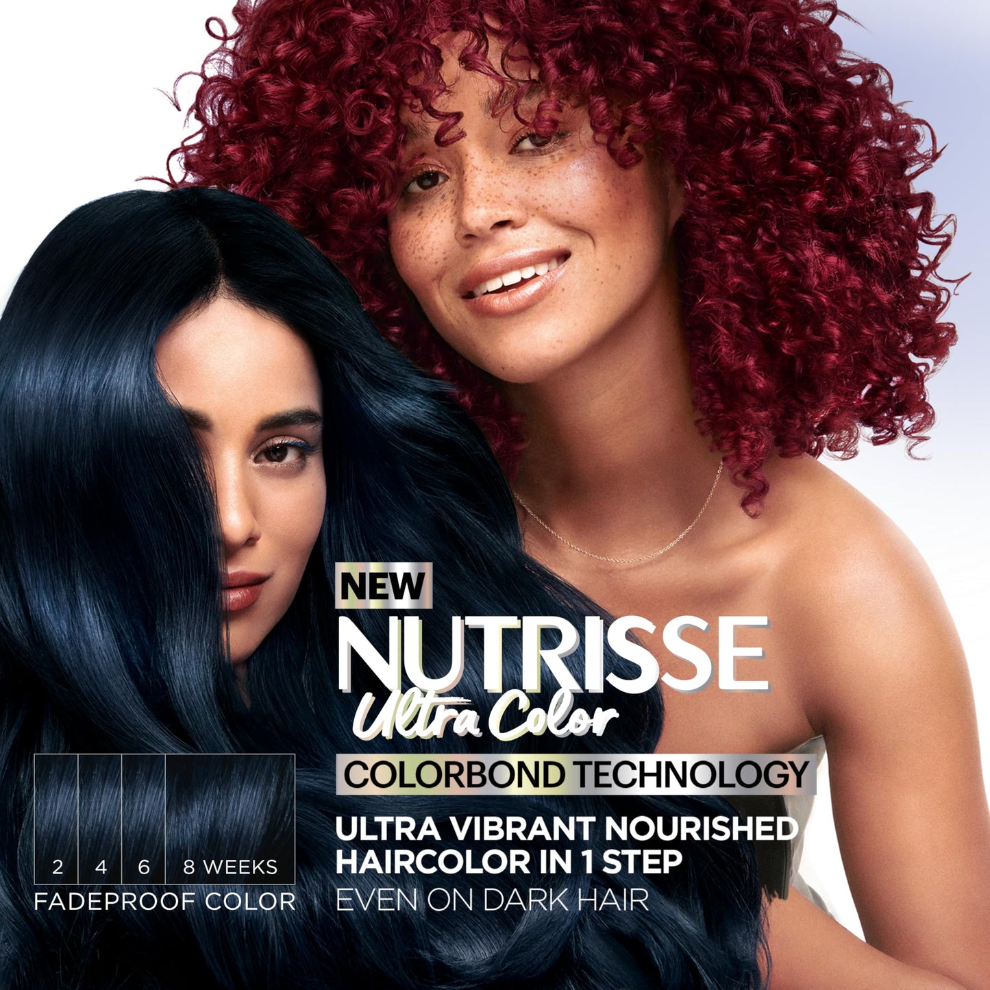 Garnier Hair Color Nutrisse Ultra Color Nourishing Creme, BL11 Jet Blue Black (Black Currant) Permanent Hair Dye, 1 Count (Packaging May Vary)