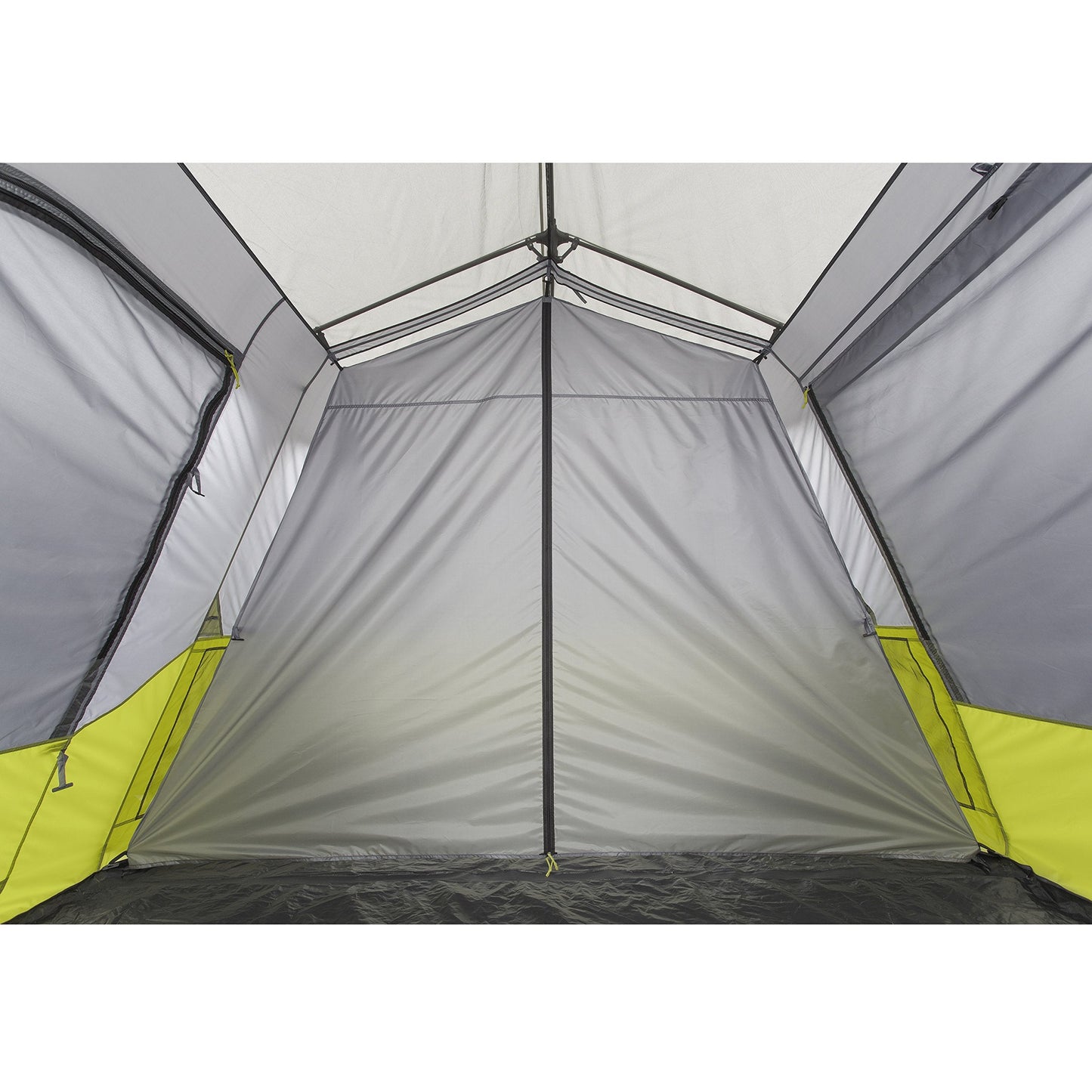 CORE 9 Person Instant Cabin Tent | Large Multi Room Family Pop Up Tent for 2 Minute Camp Setup | Included Storage Pockets for Camping Accessories