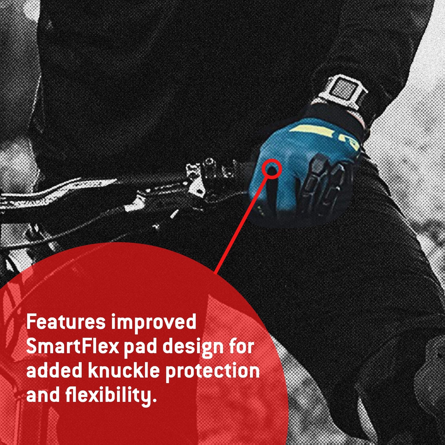G-Form Sorata 2 Mountain Bike Gloves - Breathable Gloves for MTB & Dirt Bike Riders - Cycling Gloves with Knuckle Protection - Flexible Gloves for Bikers - Street Art, X-Small