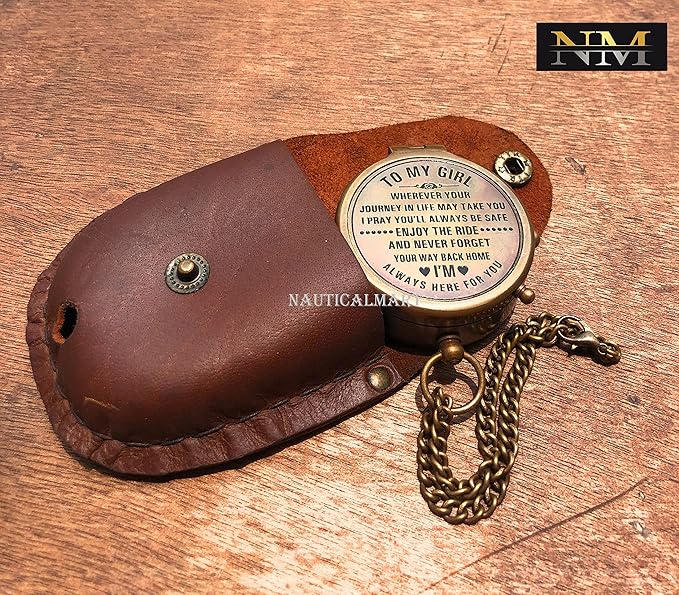 Brass Compass Gift to My Son Compass,My Son,to My Son,Son from Dad,Gift for Son,Father Son Gift,Mother Son Gift,Love Mom,Son from Mom, Love Dad (to My Girl)