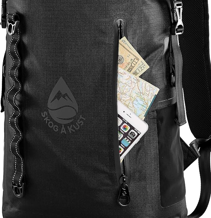 Skog Å Kust BackSåk Pro Waterproof Floating Backpacks with Exterior Airtight Zippered Pocket