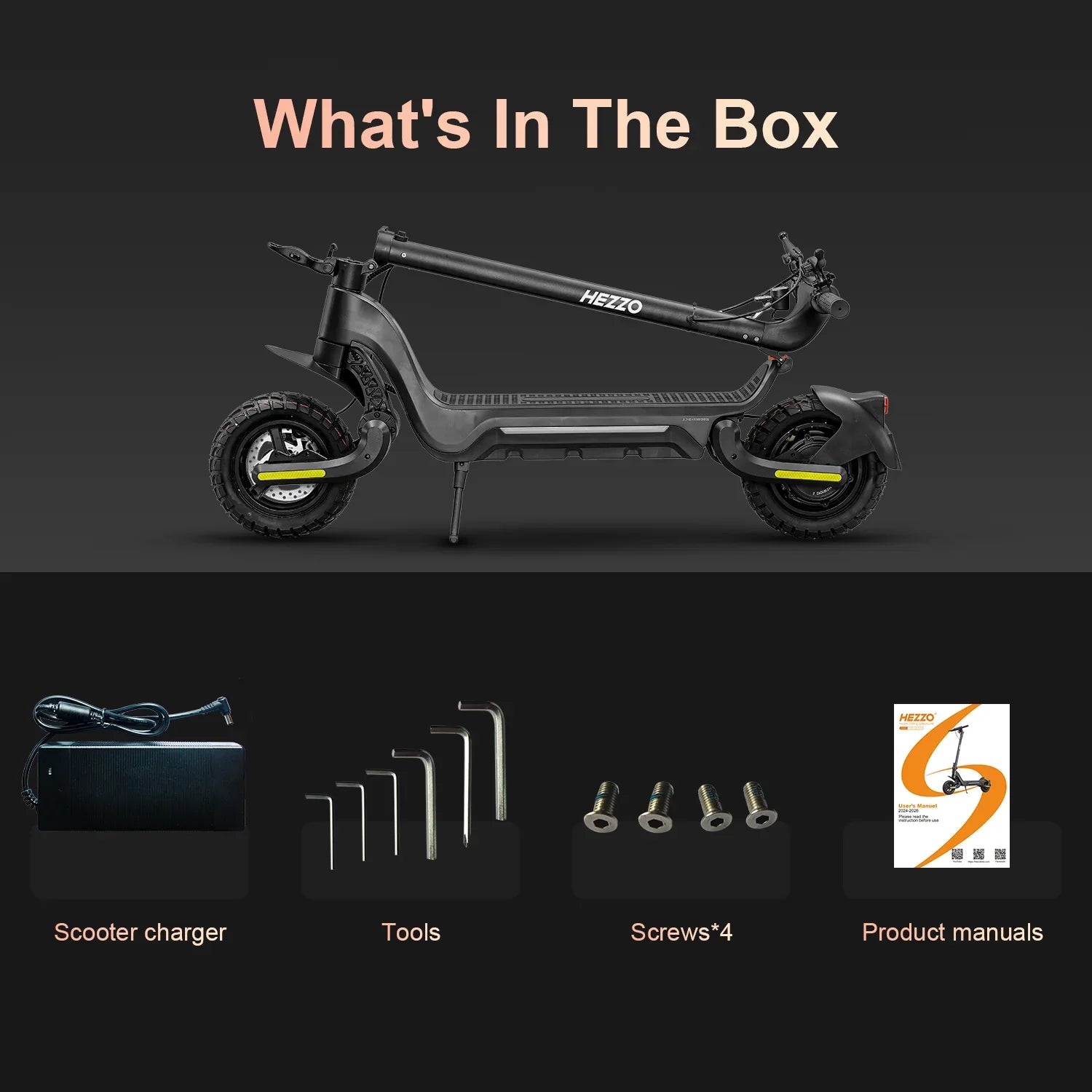 HEZZO 1600W Dual Motor Electric Scooter