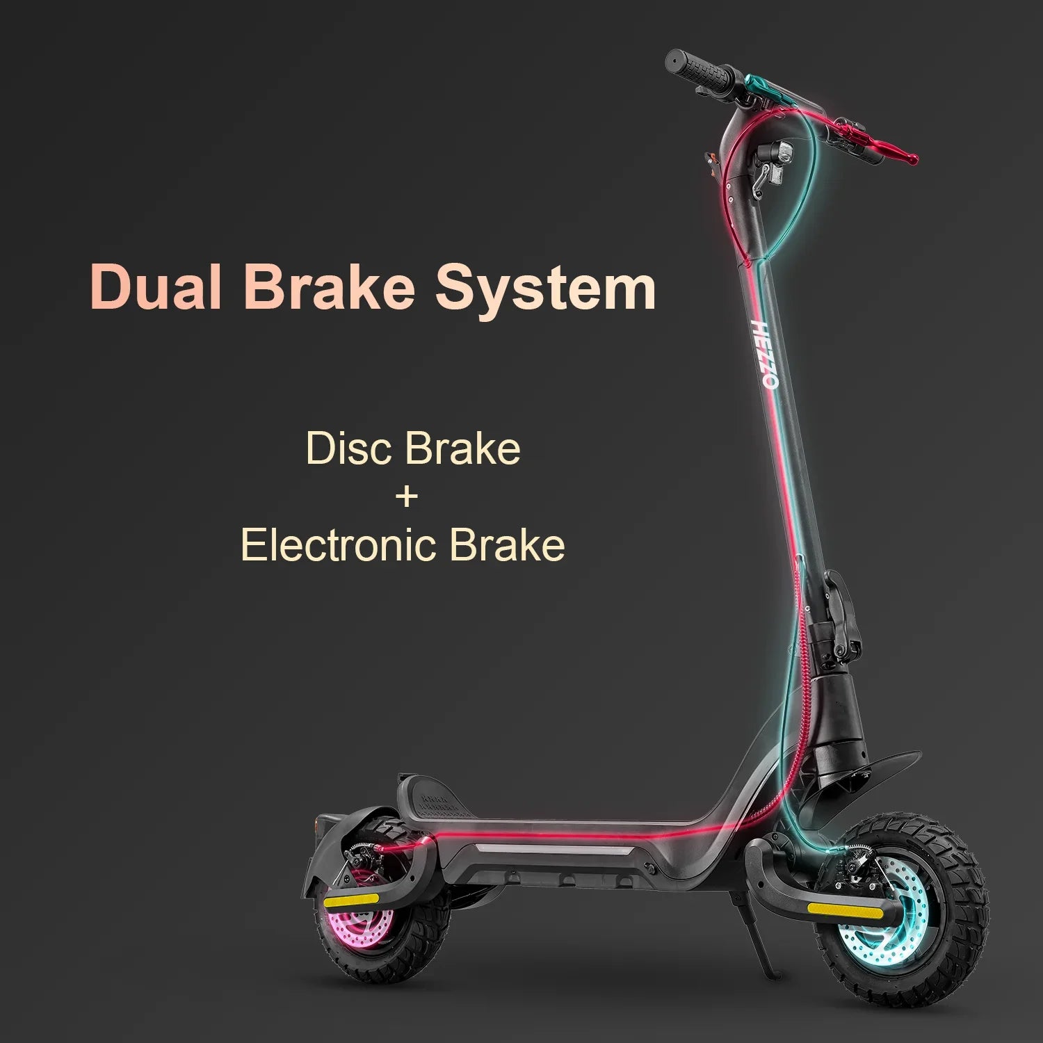 HEZZO 1600W Dual Motor Electric Scooter