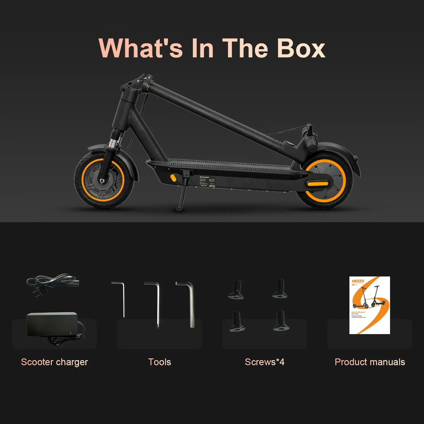 HEZZO G30 500W Foldable Electric Scooter