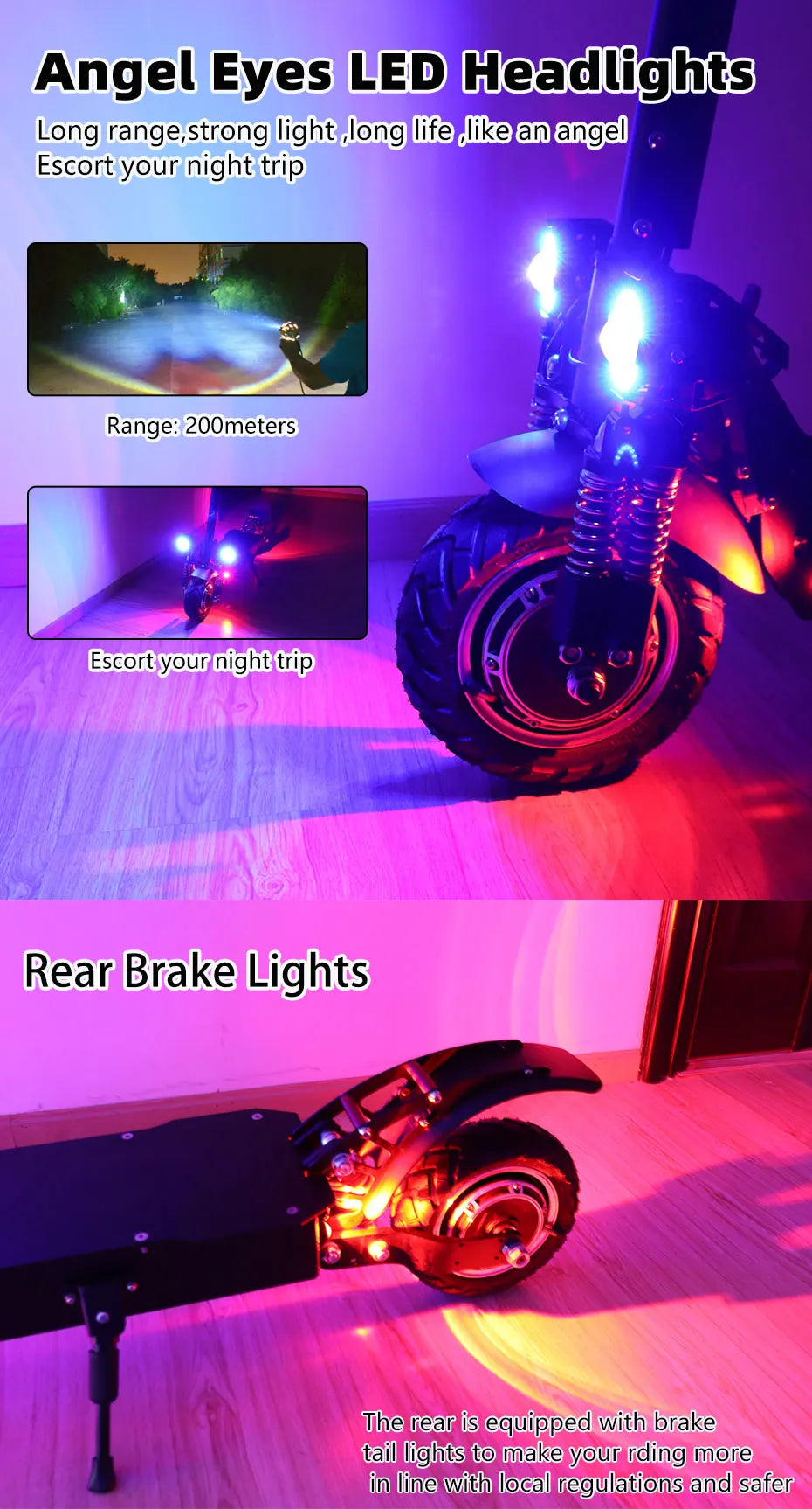 1600W/3200W High-Speed Folding Electric Scooter