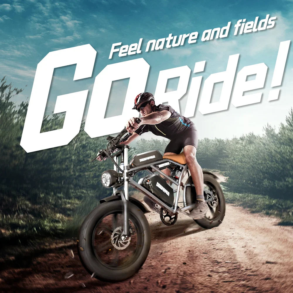 IDOTATA-S7 2000W Fat Tire Electric Bike – 48V 70Ah