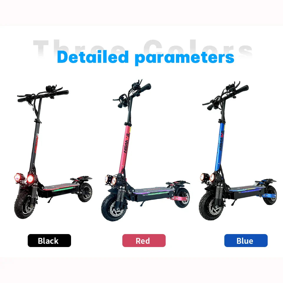 2400W Dual Motor Foldable Electric Scooter