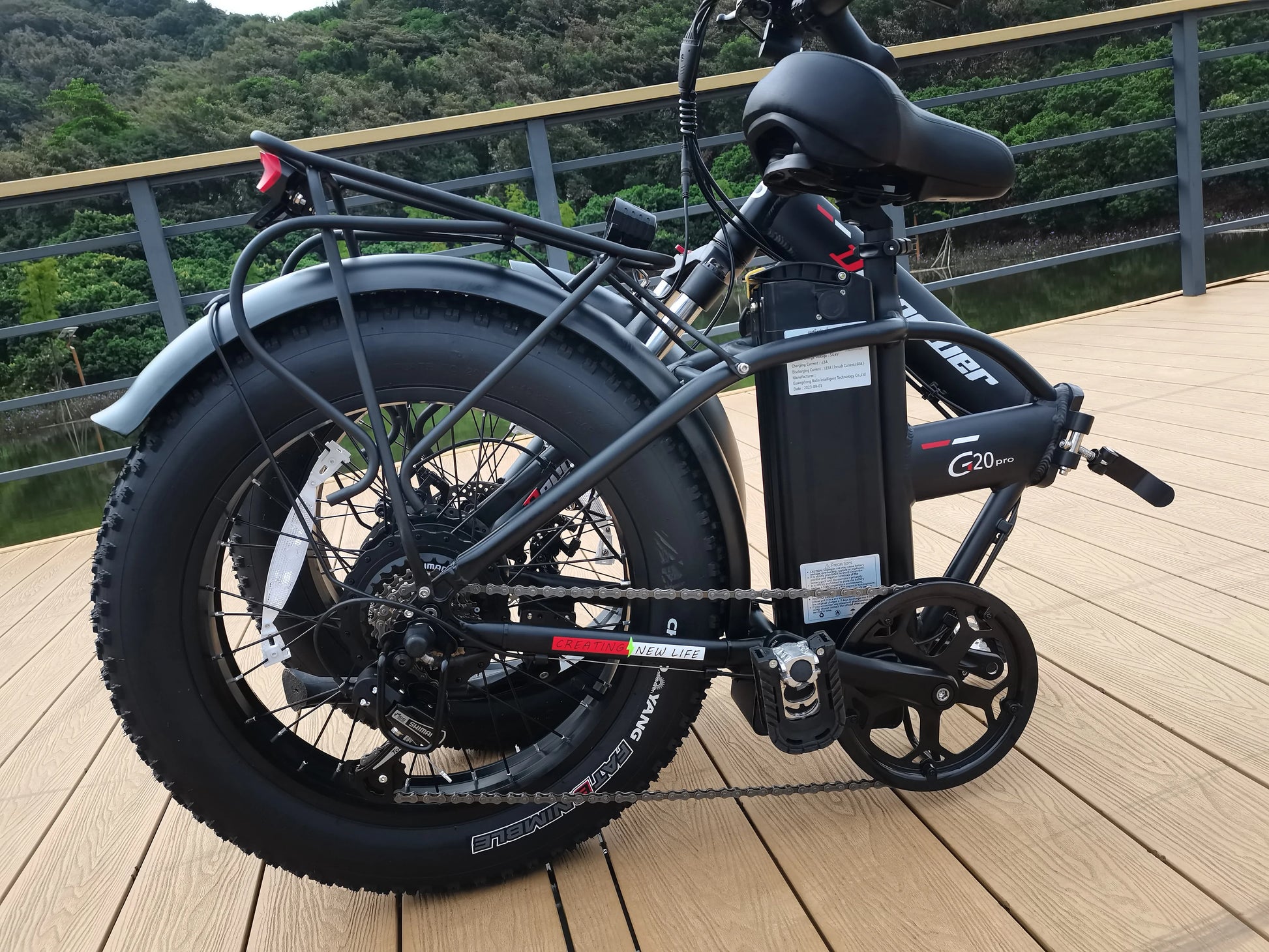 G20Pro 1000W Folding Fat Tire Ebike