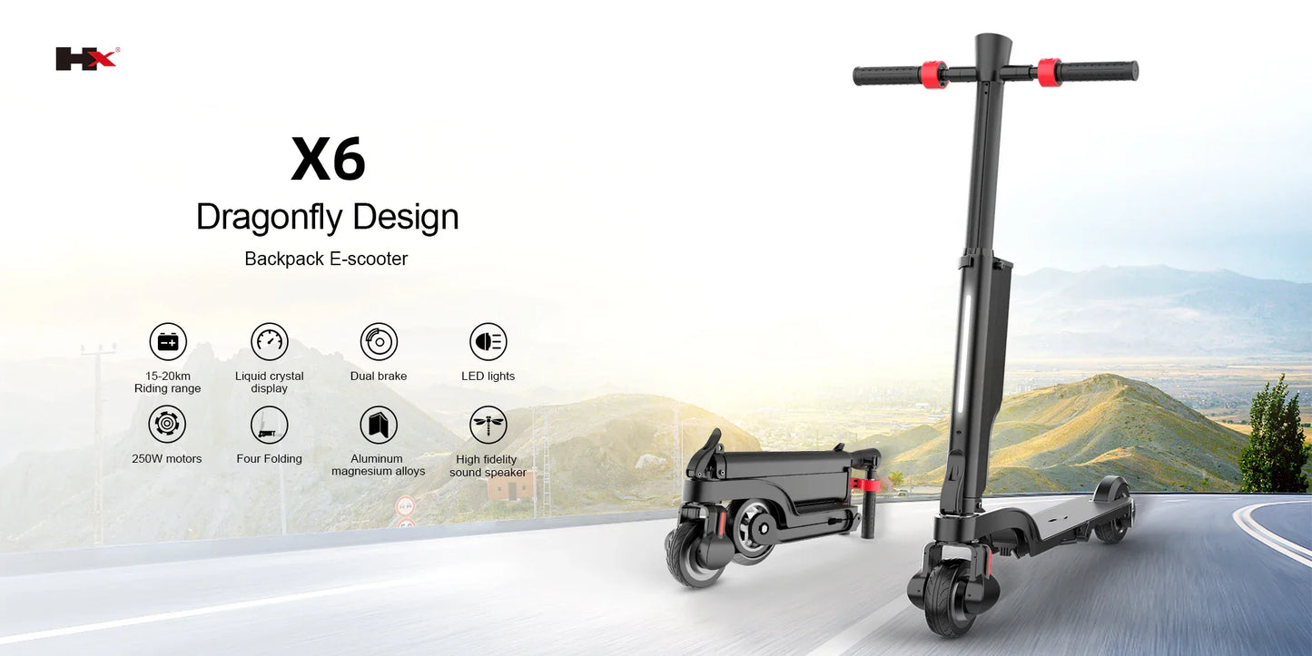 HX X6 350W Foldable Electric Scooter
