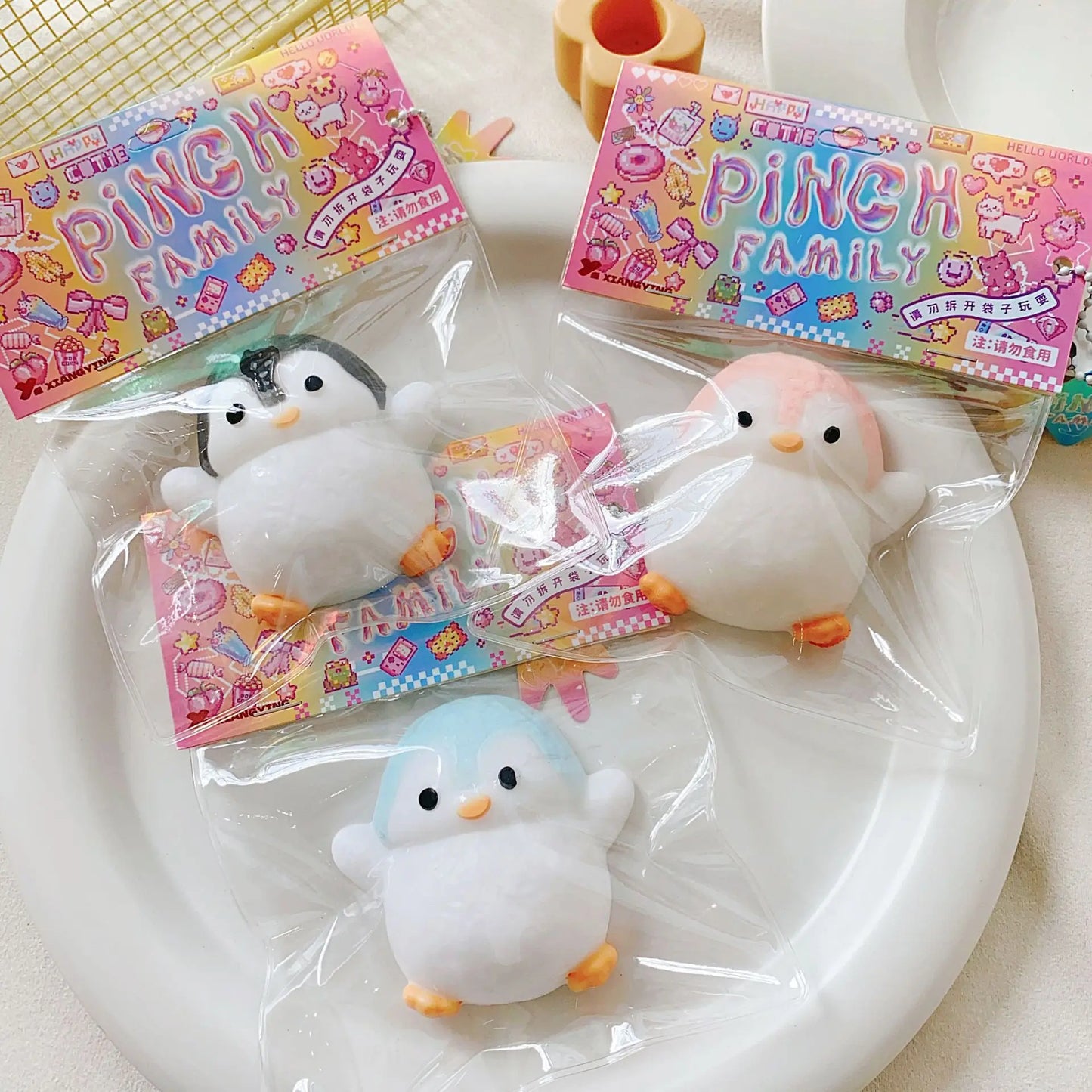 Cute Squishy Plush Penguin Stress Toy