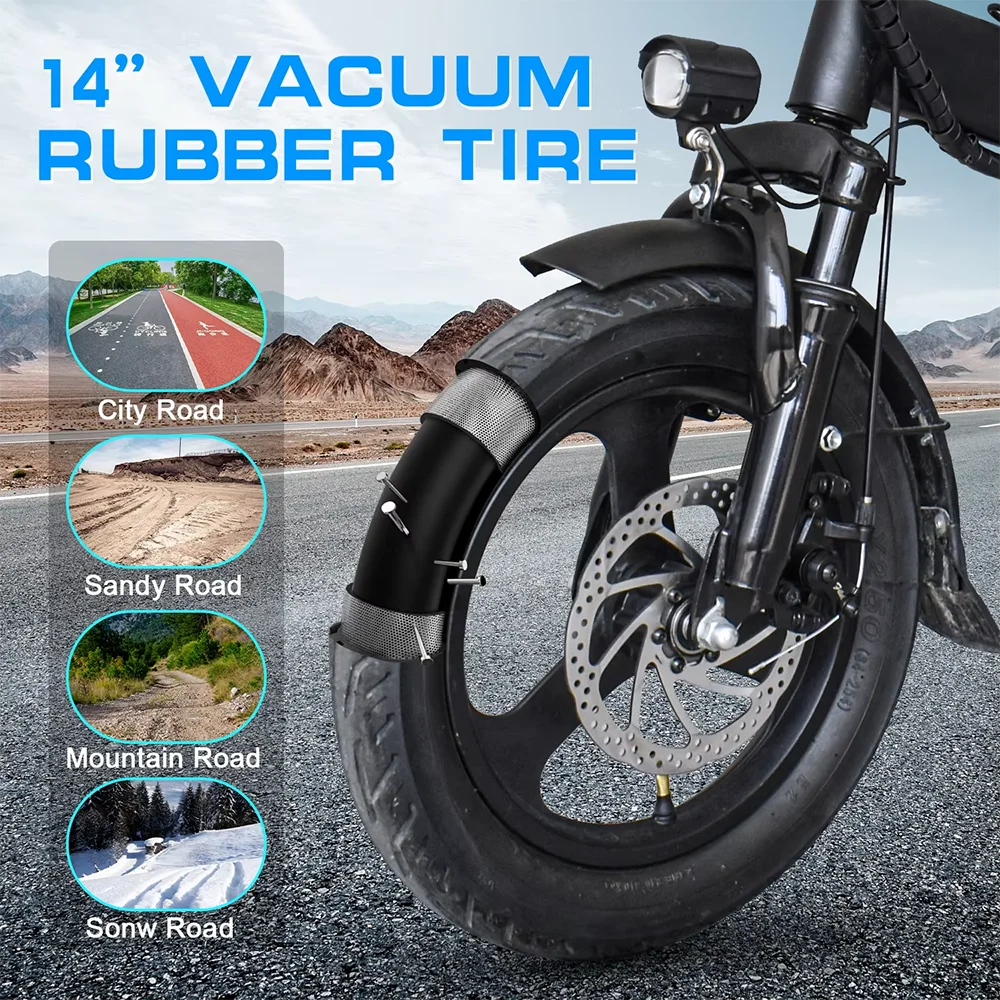 400W 14” Folding Electric Bike – 32KM/H