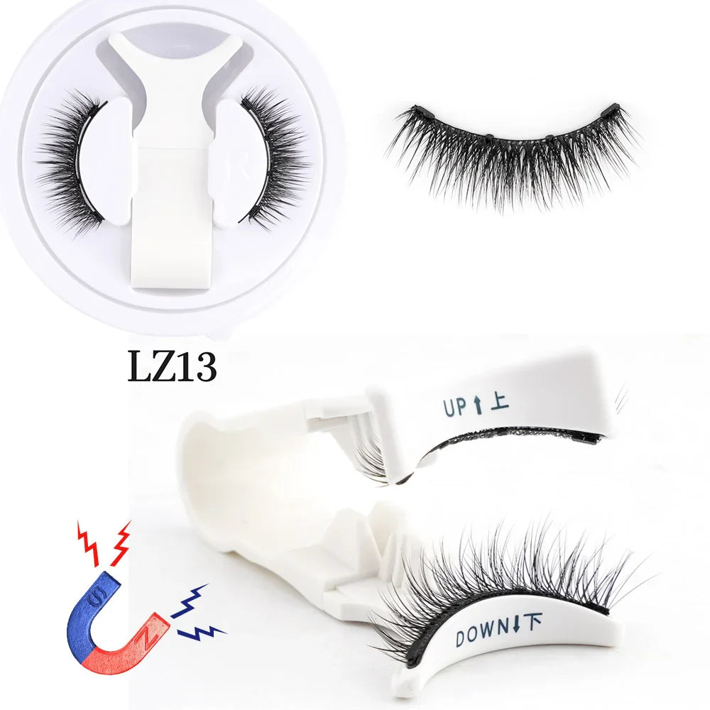 1 Pair Reusable Magnetic Eyelashes