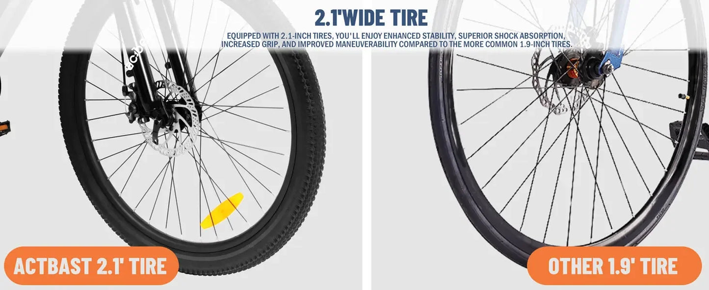 350W Electric Mountain Bike – 26” Tire