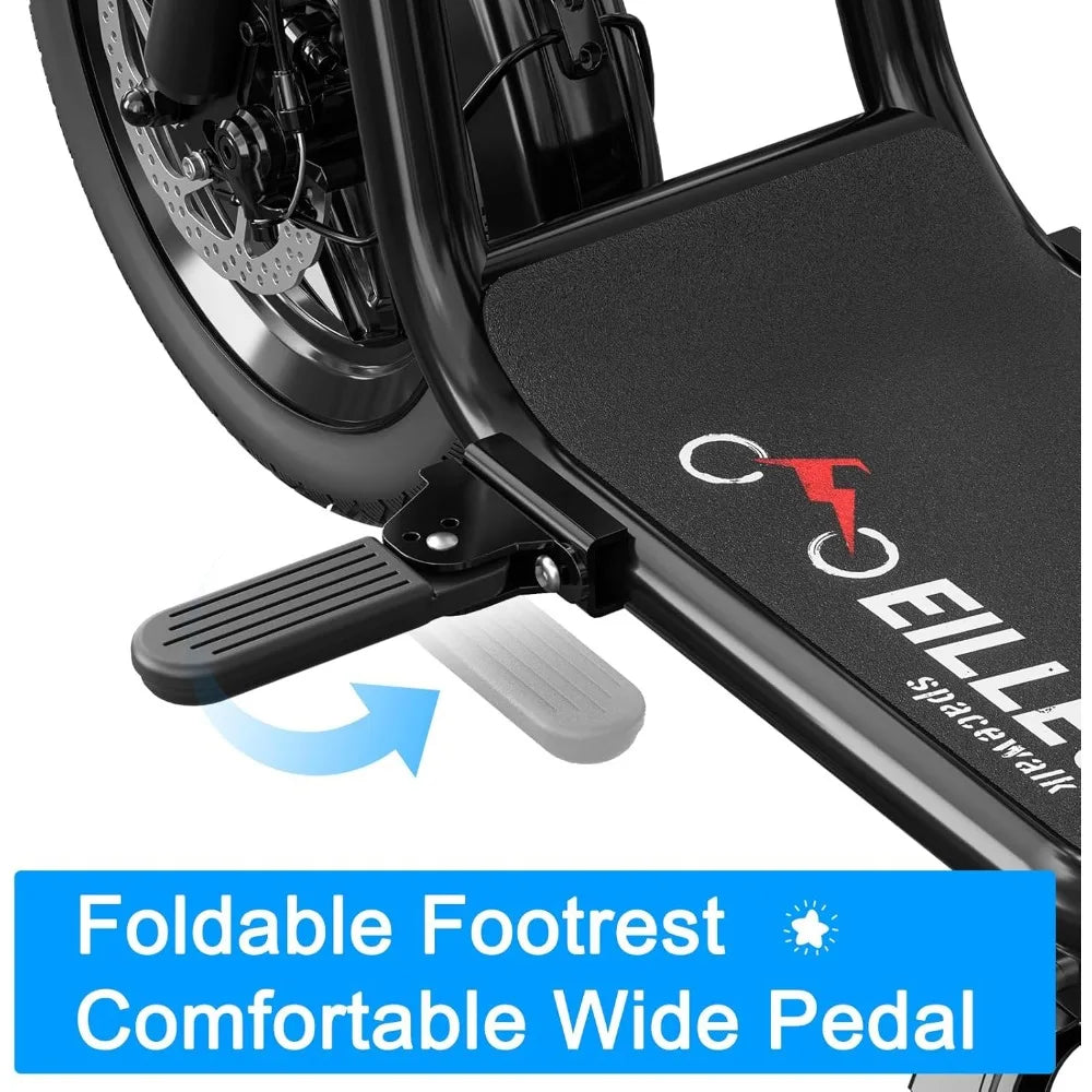 500W Electric Scooter with Seat – 17.5MPH