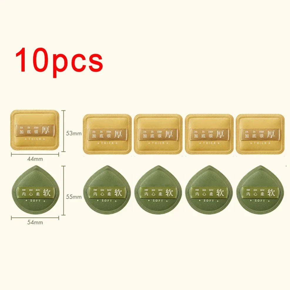 1-10pcs Super Thick Velvet Powder Puff