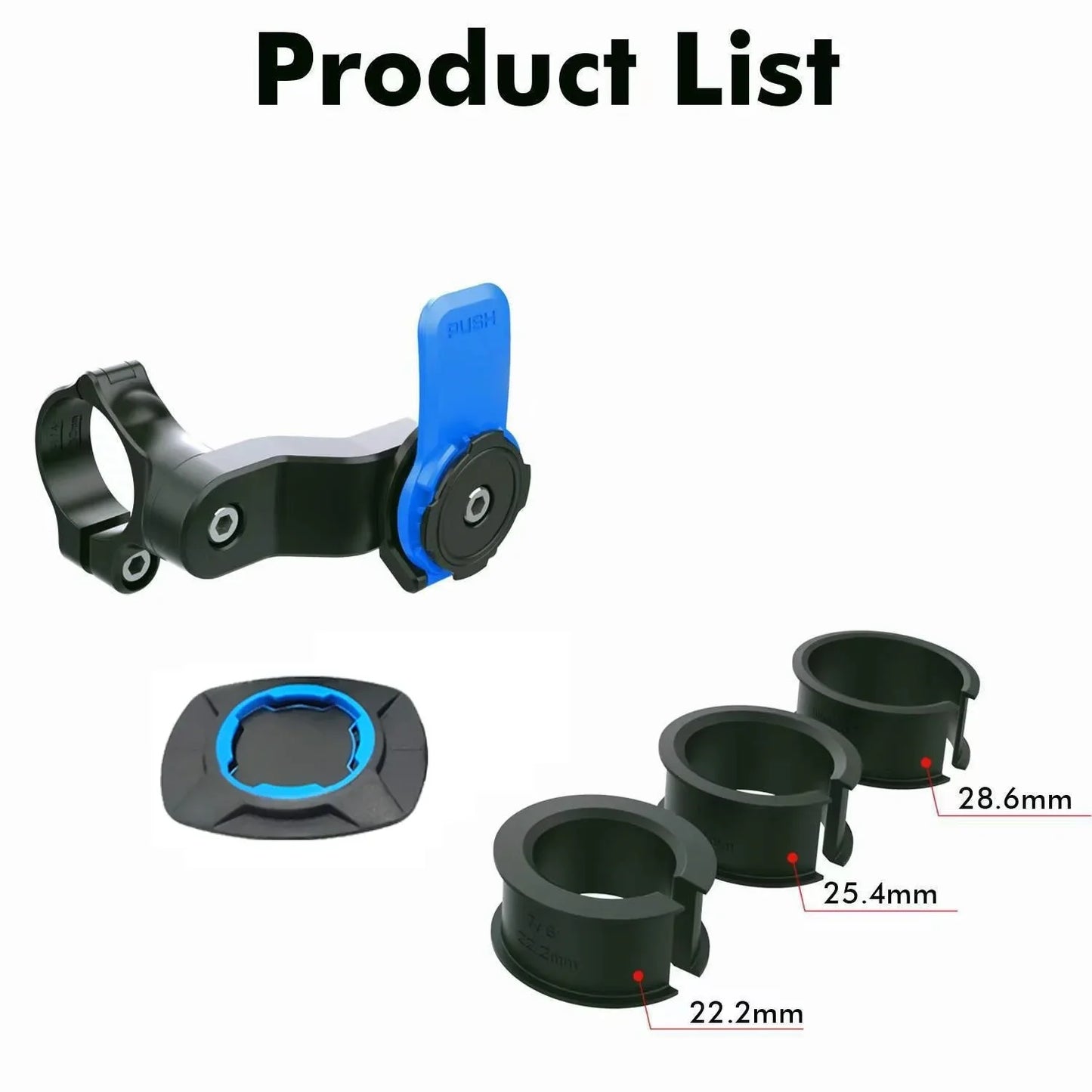 Anti-Shake Motorcycle Phone Mount