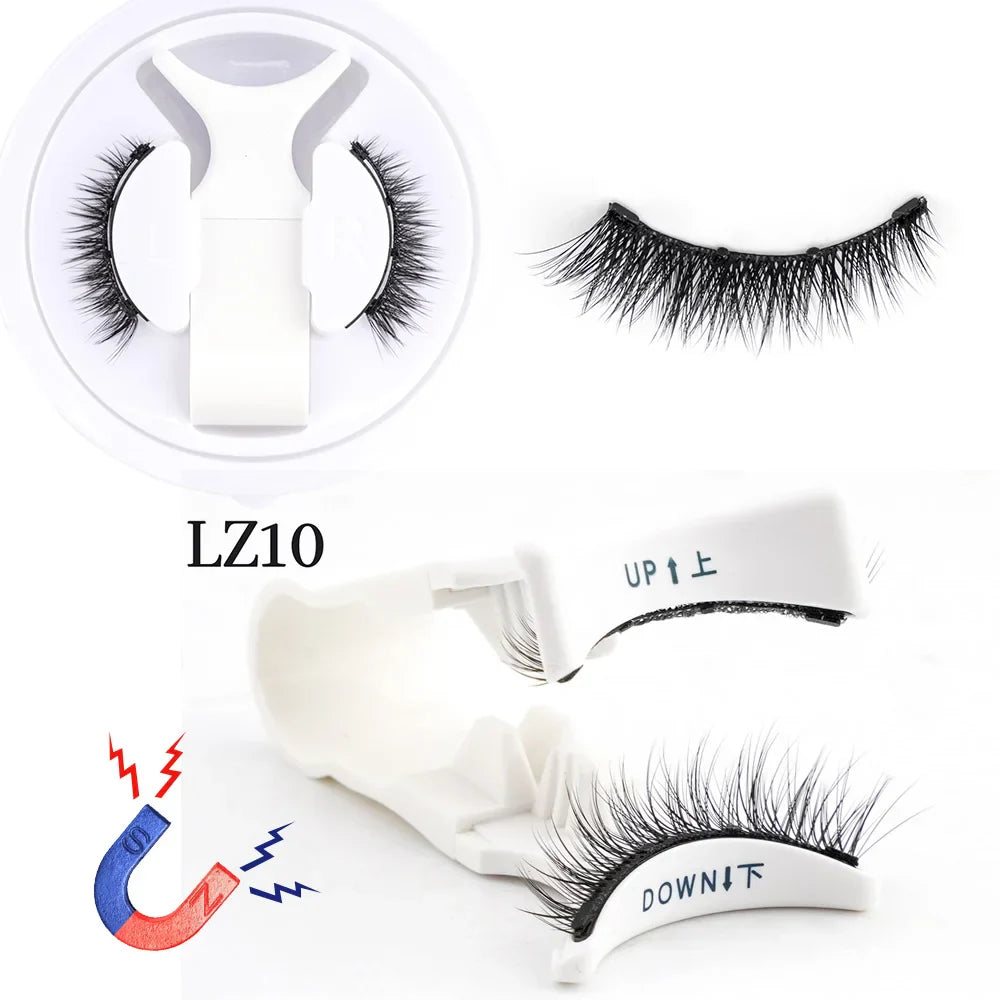 1 Pair Reusable Magnetic Eyelashes
