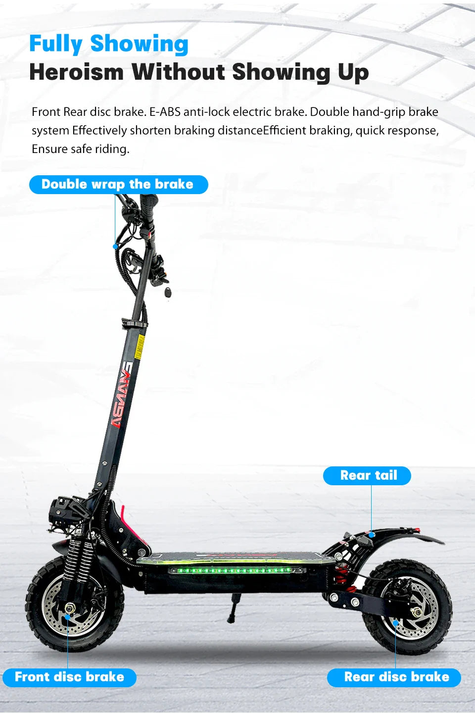 2400W Dual Motor Foldable Electric Scooter