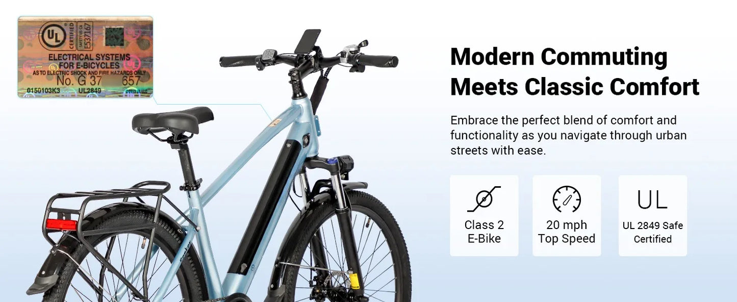 500W Electric Mountain Bike – 26” 20MPH Ride