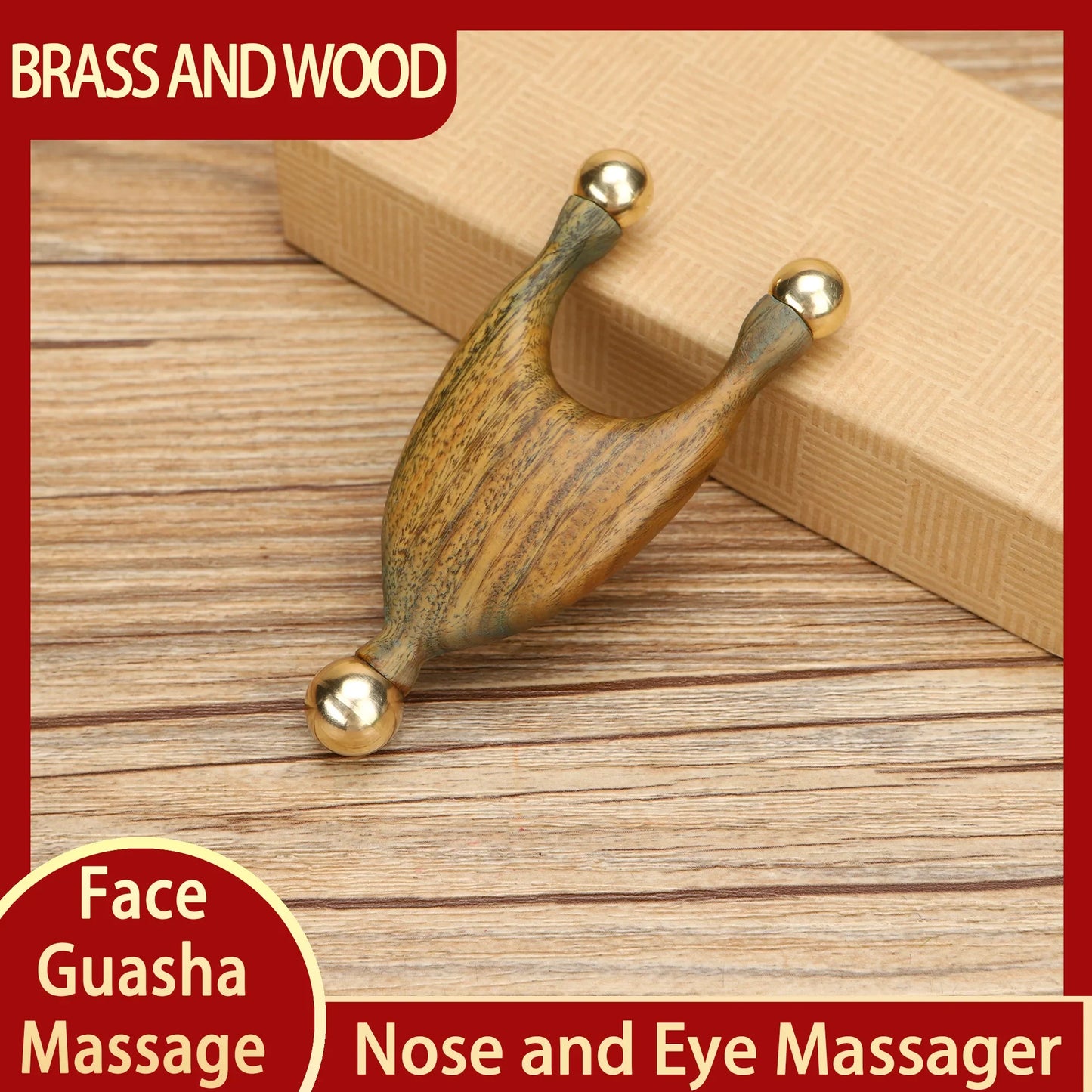Wood Meridian scalp Massager relax Tools
