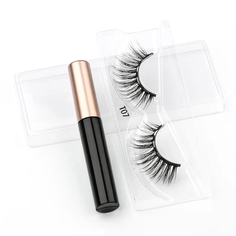 1 Pair Magnetic 3D Mink Lashes