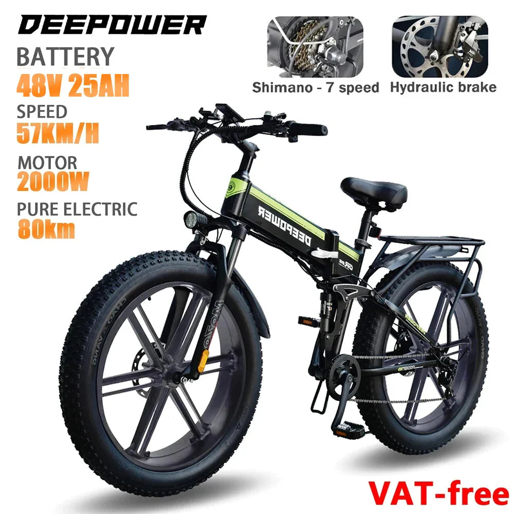 DEEPOWER H26PRO 2000W Fat Tire Ebike