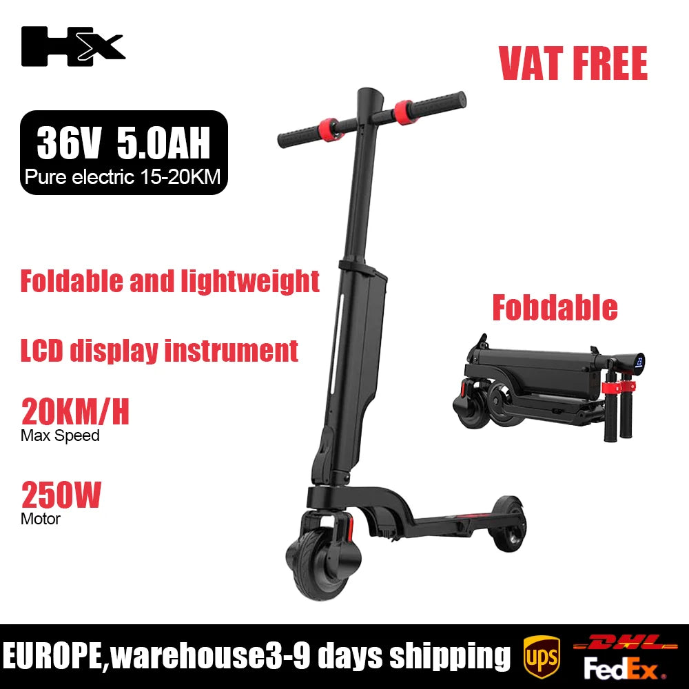 HX X6 Foldable Electric Scooter – 350W 25KM/H