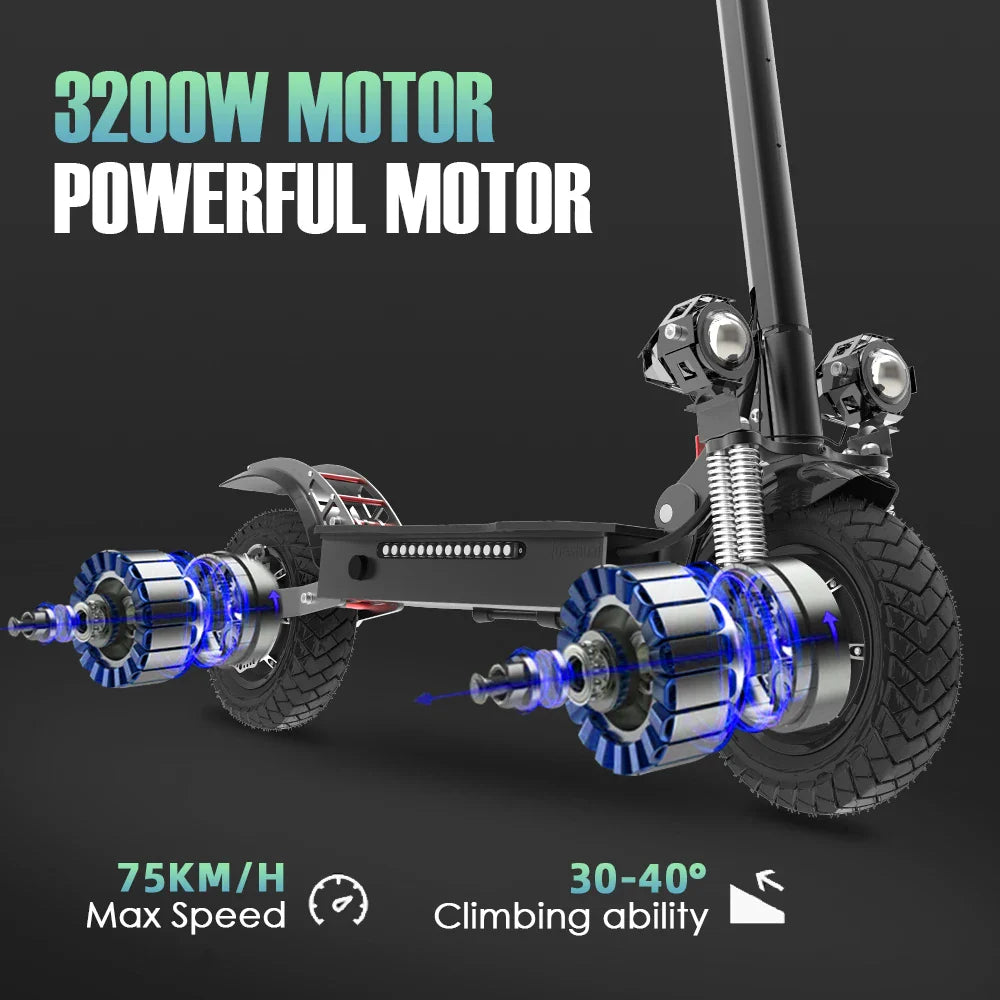 1600W/3200W High-Speed Folding Electric Scooter