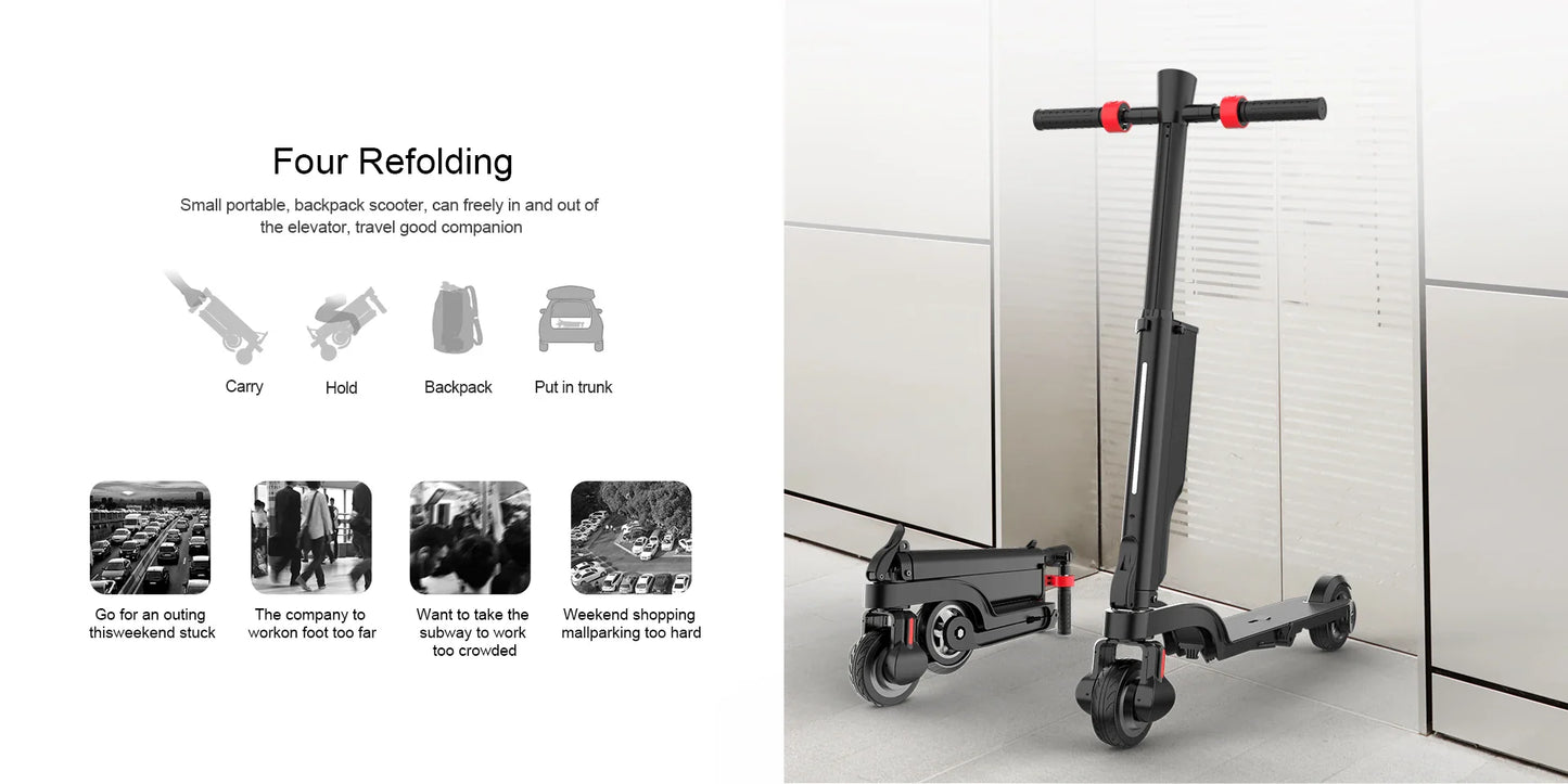 HX X6 350W Foldable Electric Scooter