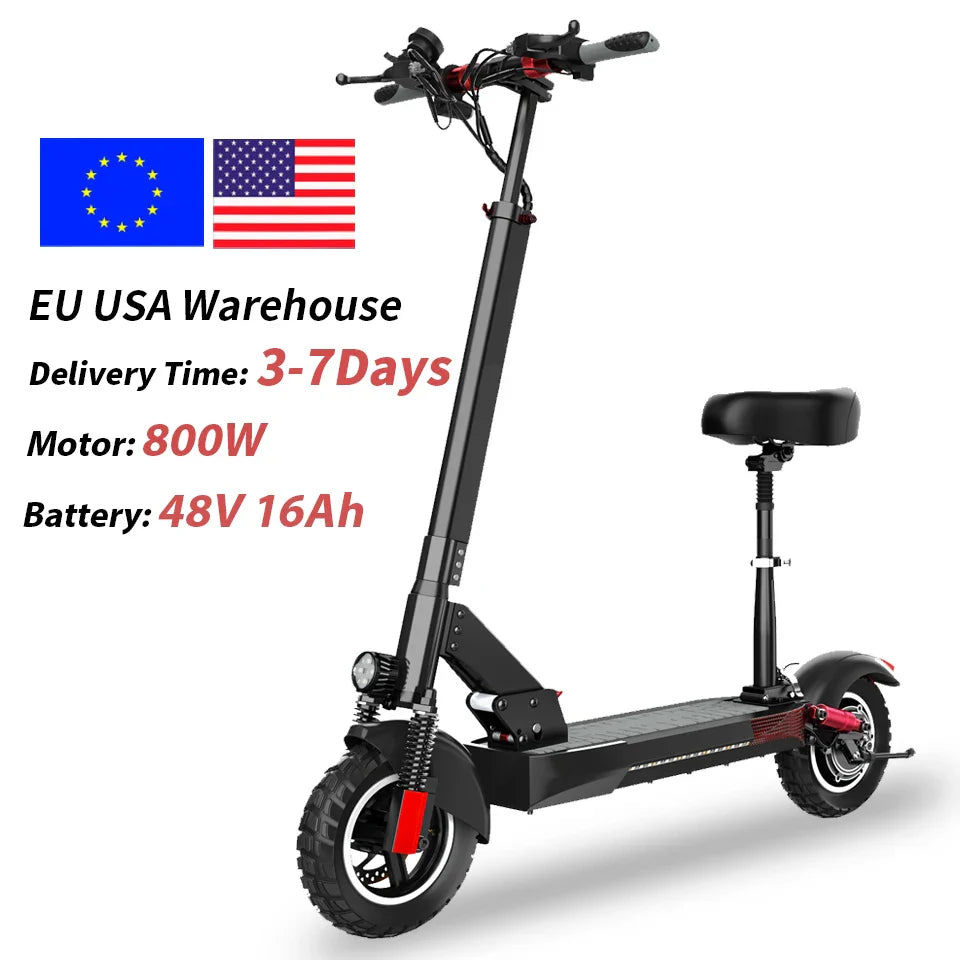 800W Adult Electric Scooter Long Range