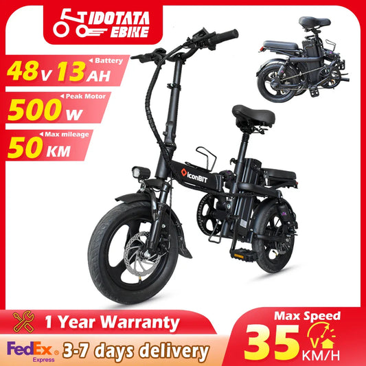 400W Foldable Commuter Electric Bike
