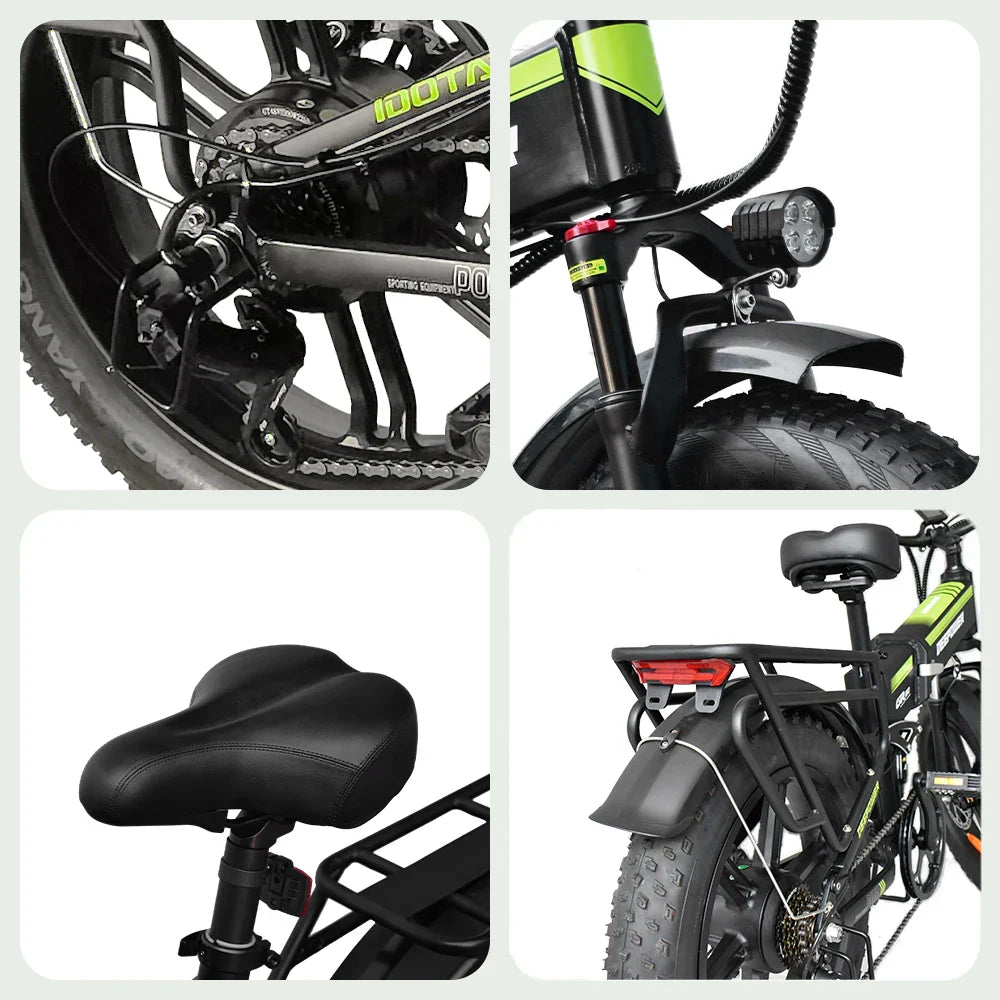 DEEPOWER H20PRO 2000W Folding Electric Bike