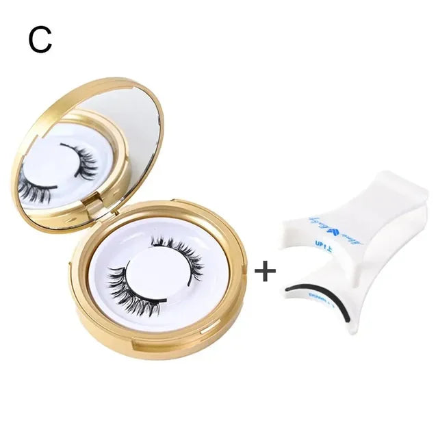 1 Pair 3D Reusable Magnetic Eyelashes