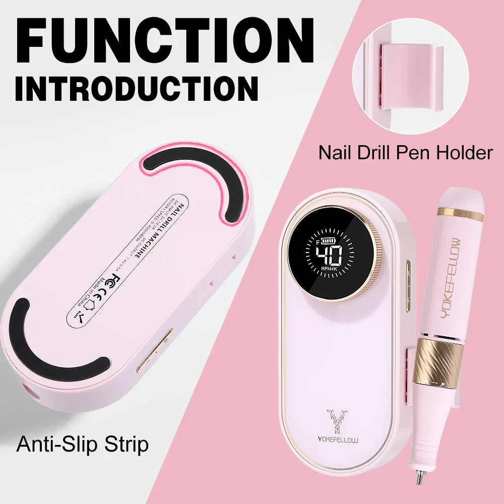 Electric Portable Nail Drill for UV polish