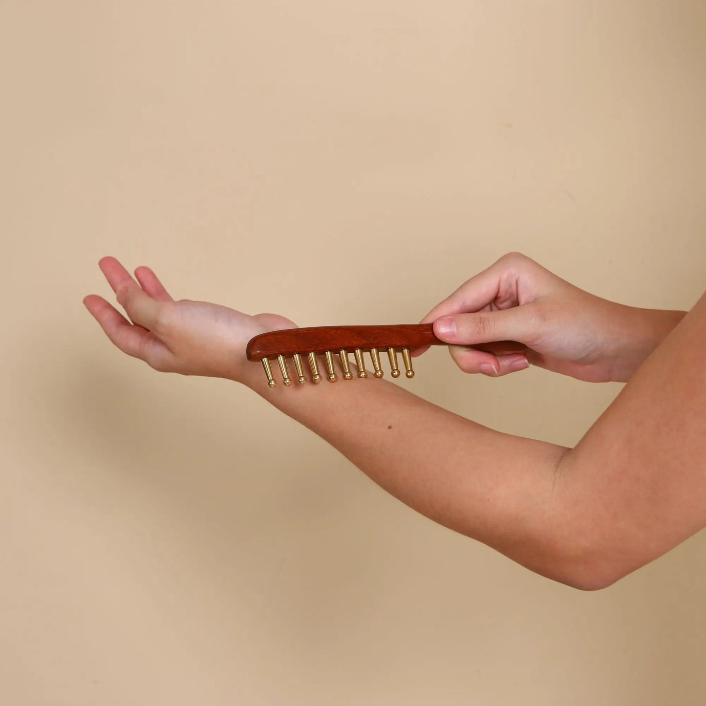 Wood Meridian scalp Massager relax Tools