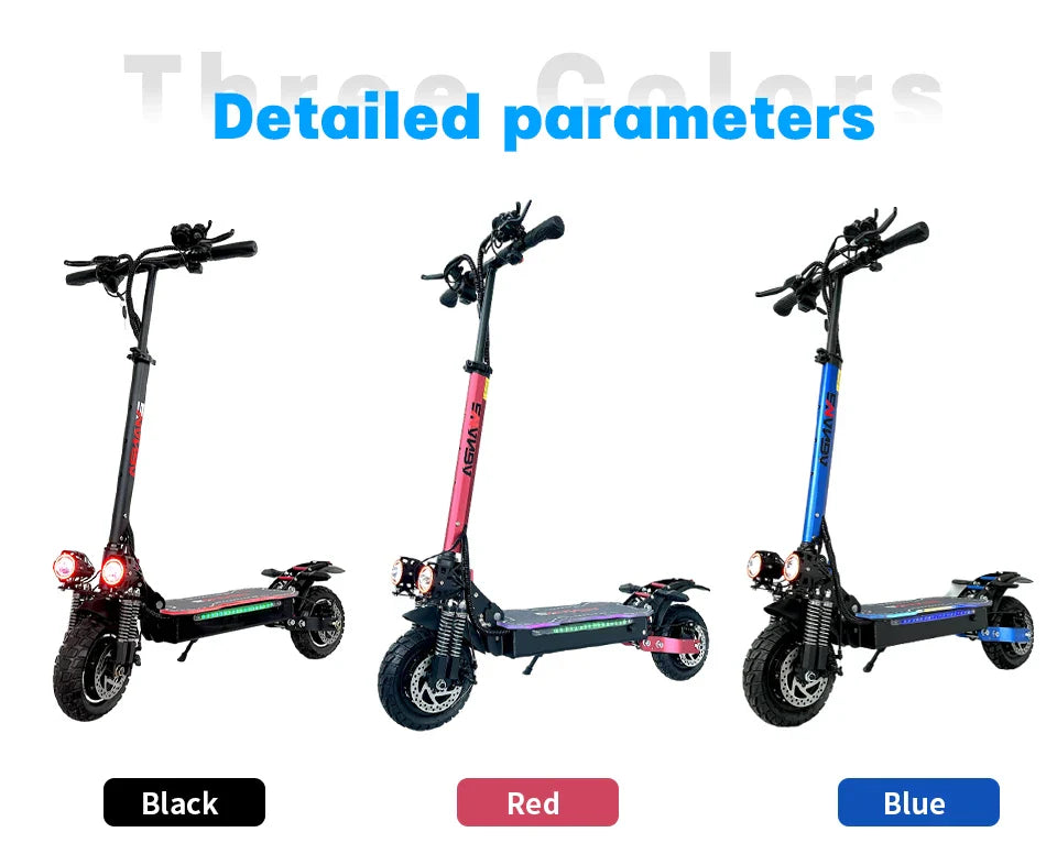 2400W Dual Motor Foldable Electric Scooter