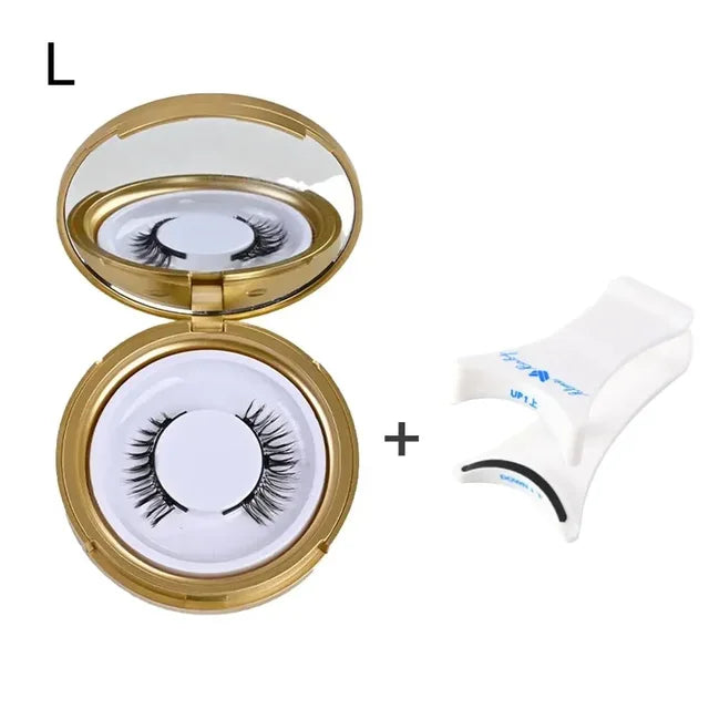 1 Pair 3D Reusable Magnetic Eyelashes
