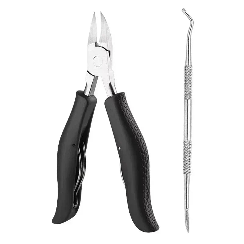 Thick Toe Nail Clipper Cutter Set