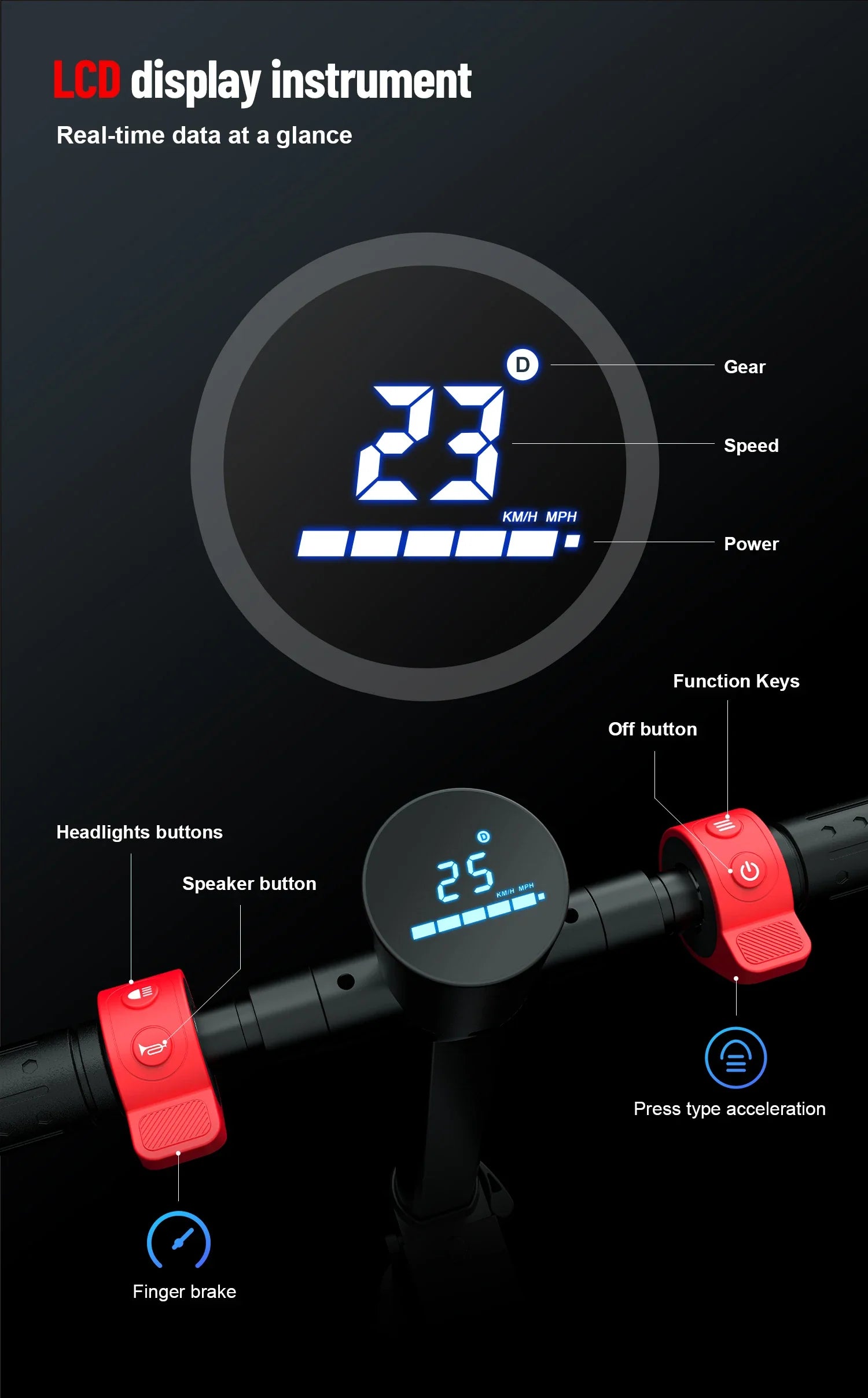 HX X6 350W Foldable Electric Scooter – 25KM/H