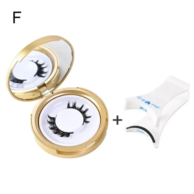 1 Pair 3D Reusable Magnetic Eyelashes