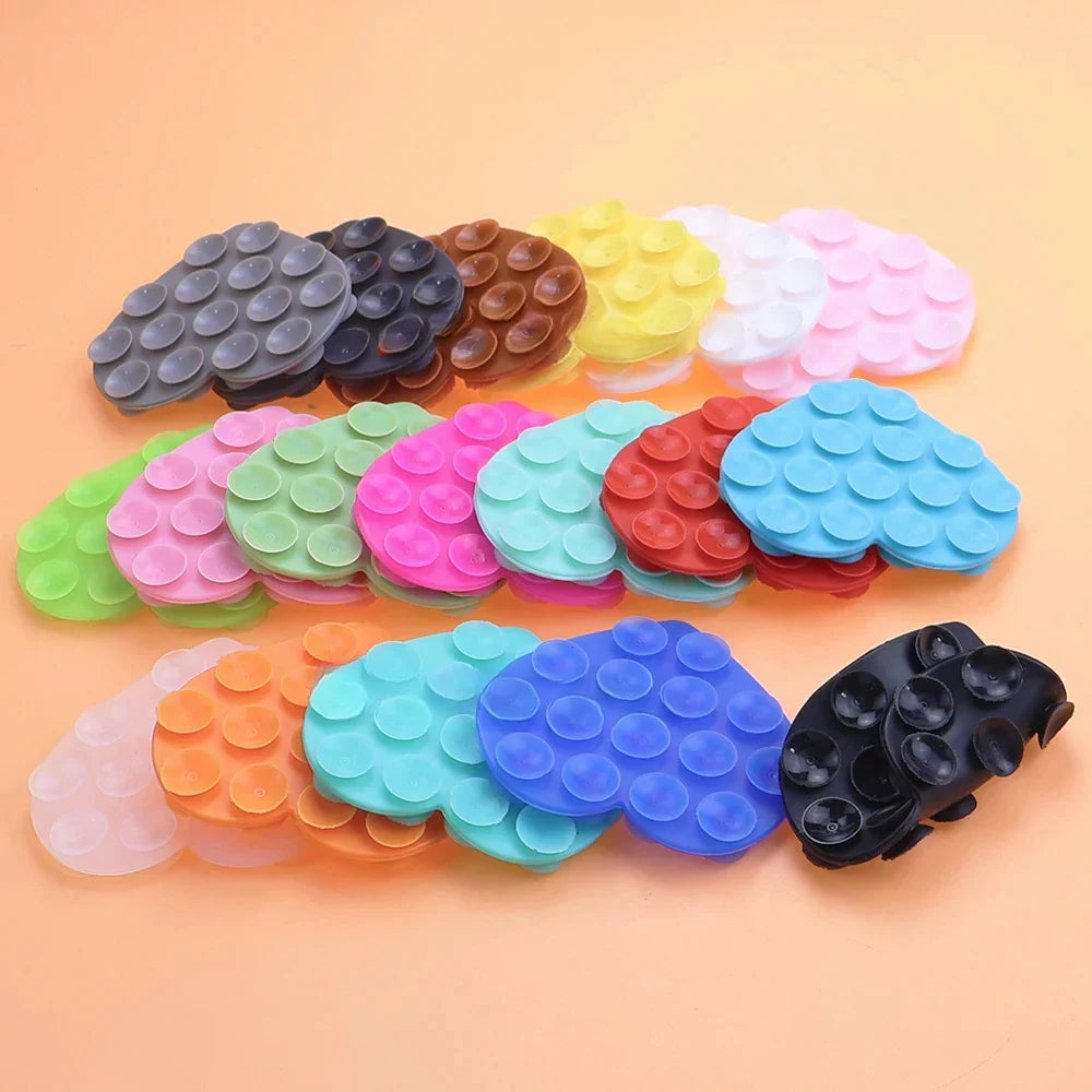 Heart-Shaped Silicone Suction Phone Sticker