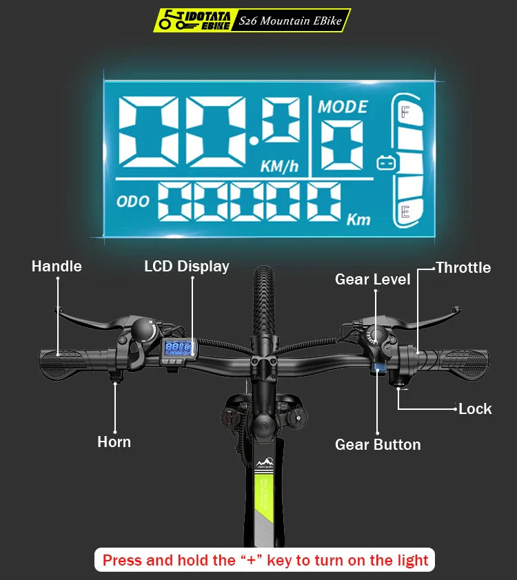 IDOTATA S26 500W Electric Mountain Bike