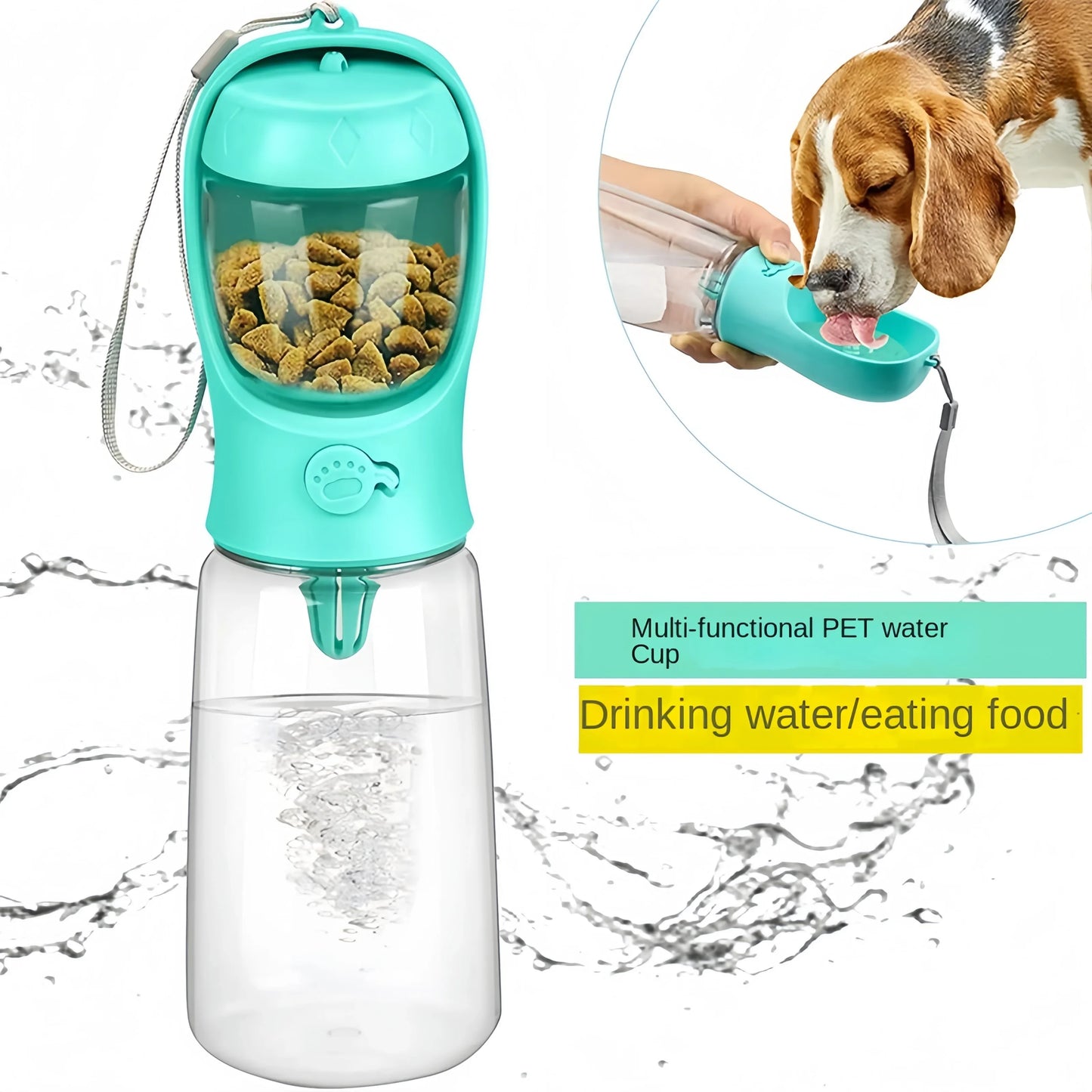 Portable Dog Water Bottle Dispenser