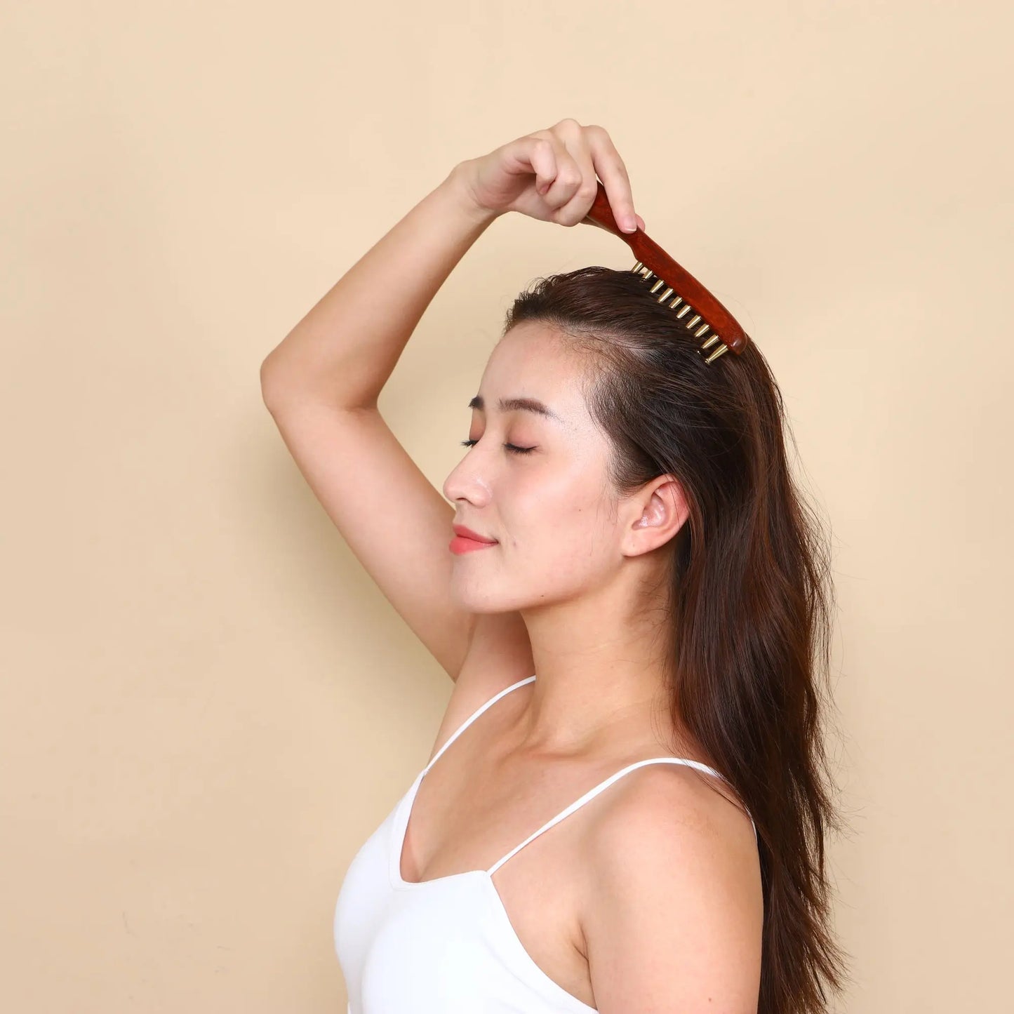 Wood Meridian scalp Massager relax Tools