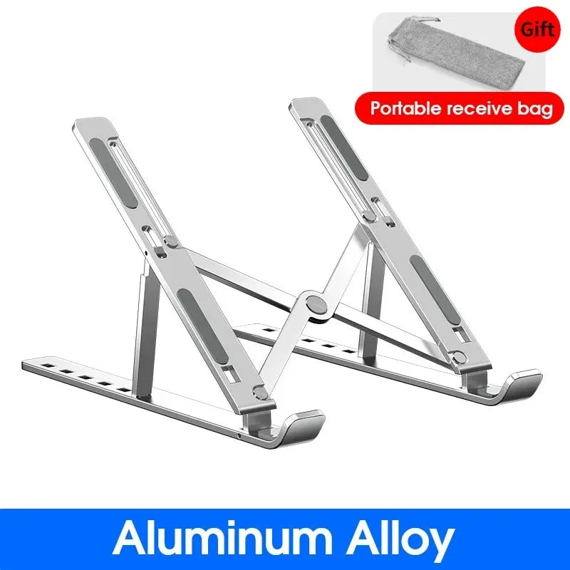 Aluminum Foldable Laptop Riser Stand