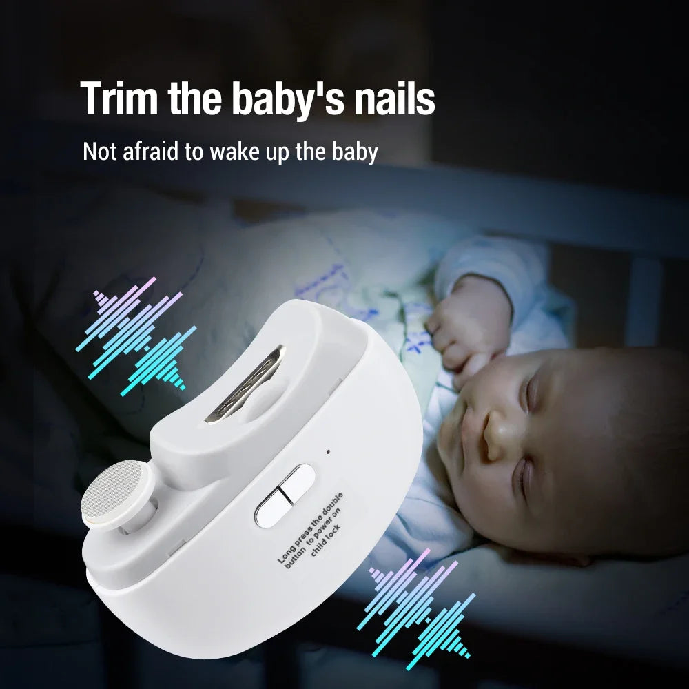 Electric Nail Clipper & Trimmer with Light