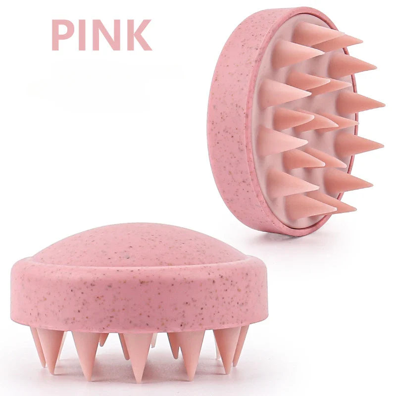 Silicone Scalp Massager Shampoo Brush