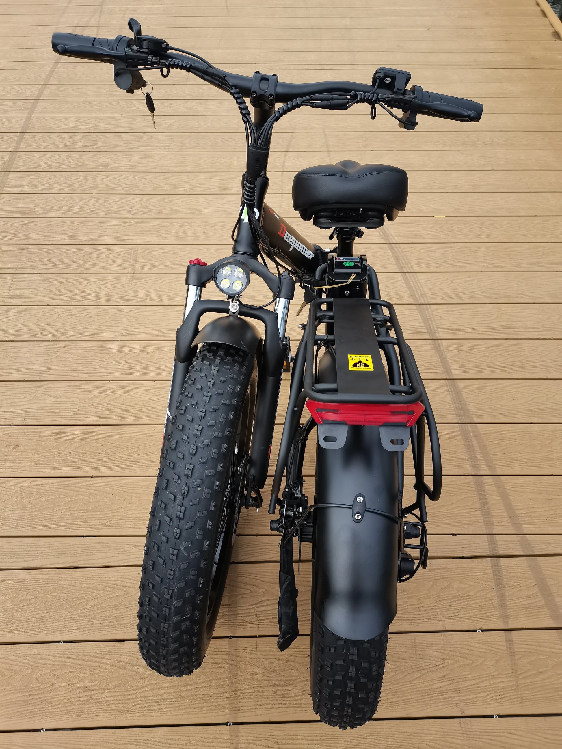 DEEPOWER G20 1000W Folding Fat Tire Ebike