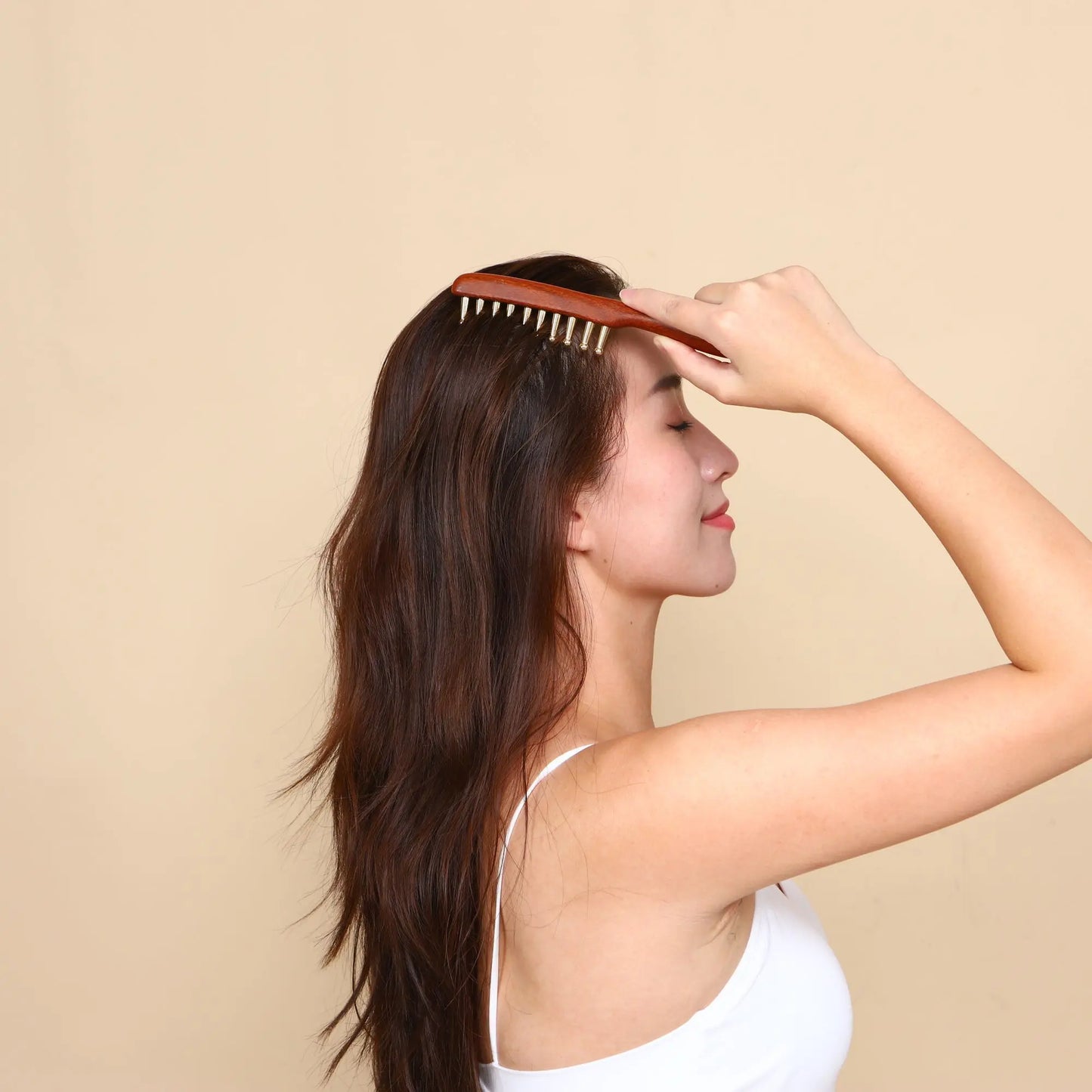 Wood Meridian scalp Massager relax Tools