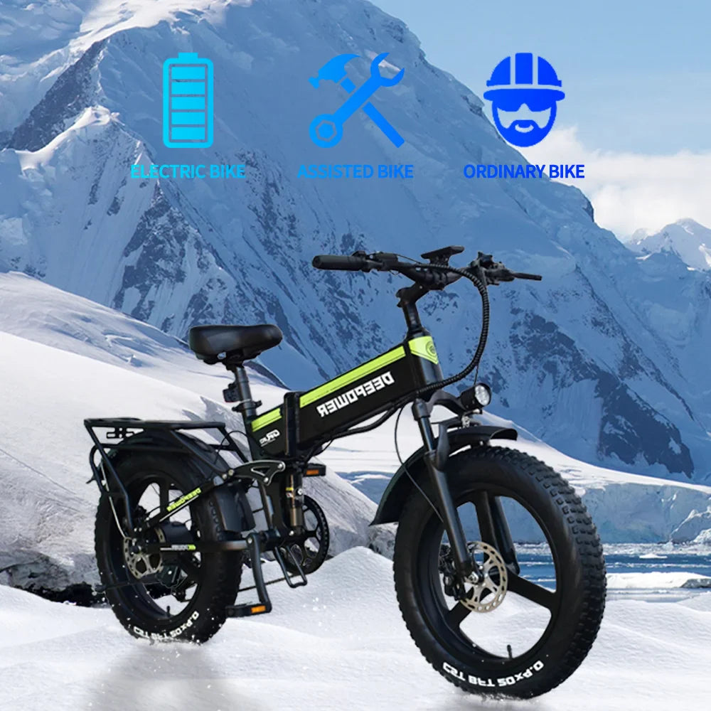 DEEPOWER H20PRO 2000W Folding Electric Bike